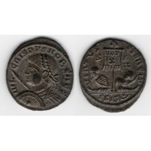 Crispus 317-326, follis UK 142.39.2, 3.00 g., veľmi pekný stav !