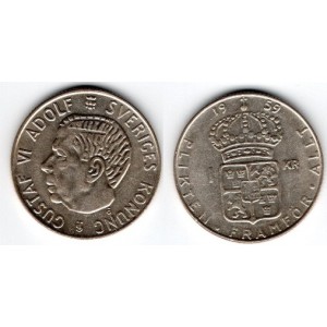 1 Krona 1959 TS