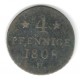 Nemecko / Saxony - 4 Phennig 1808 H, Frederick August I. (1808-1810)